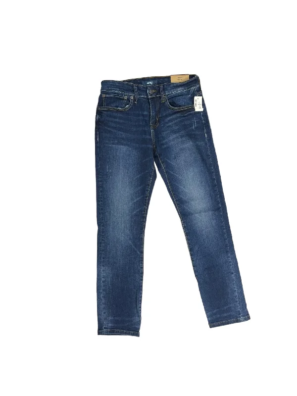 Jeans Skinny By Aeropostale In Blue Denim, Size: 27w