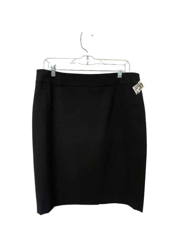 Skirt Midi By Calvin Klein In Black, Size: 14p