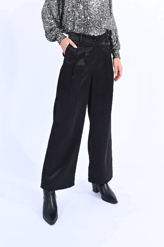 High Waist Pants In Black