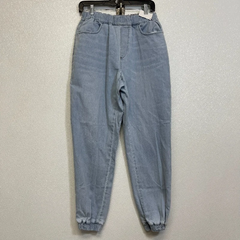 Jean Pants high rise Joggers By Loft O In Denim, Size: S