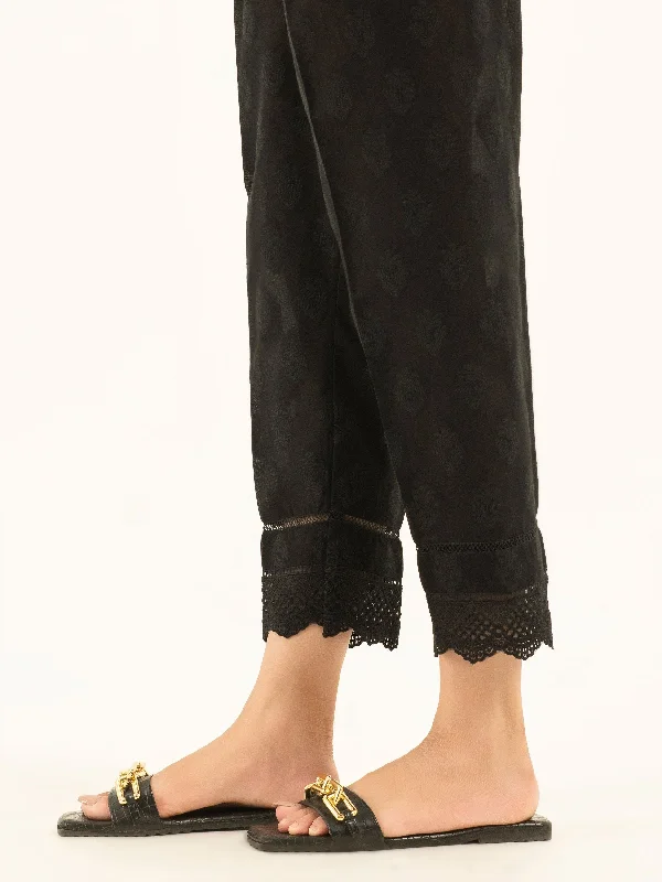 Laced Jacquard Trousers