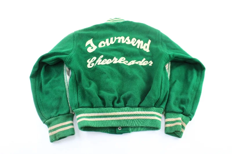 50's Townsend Harris High School Green & White Varsity Jacket