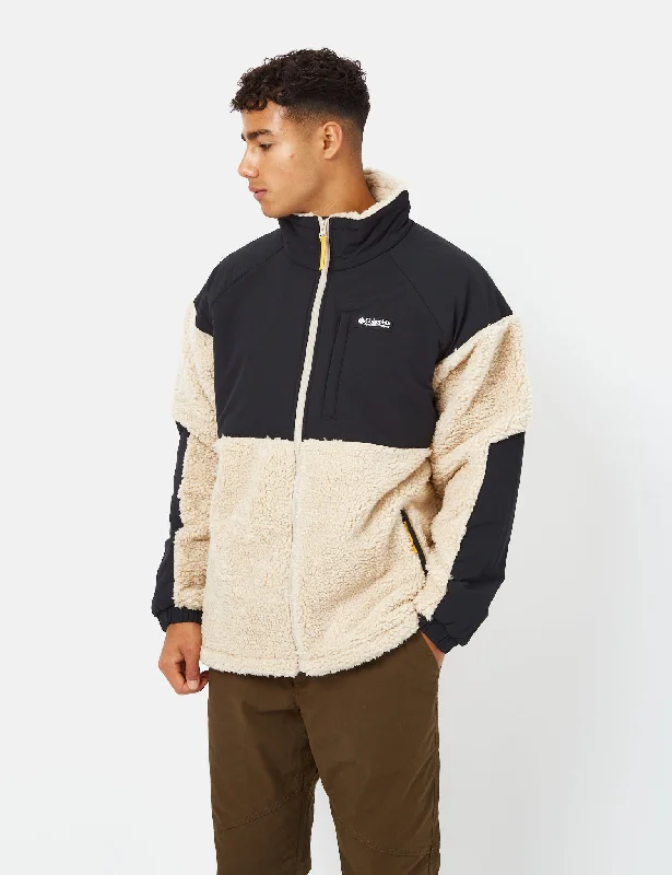 Columbia Ballistic Ridge Full Zip Fleece - Ancient Fossil White/Black