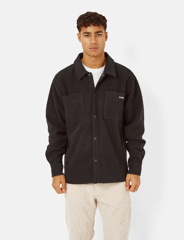 Parlez Maxi Fleece Shirt - Black