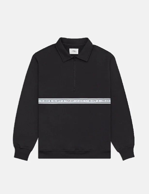 Parlez Payne Quarter Zip Sweatshirt - Black