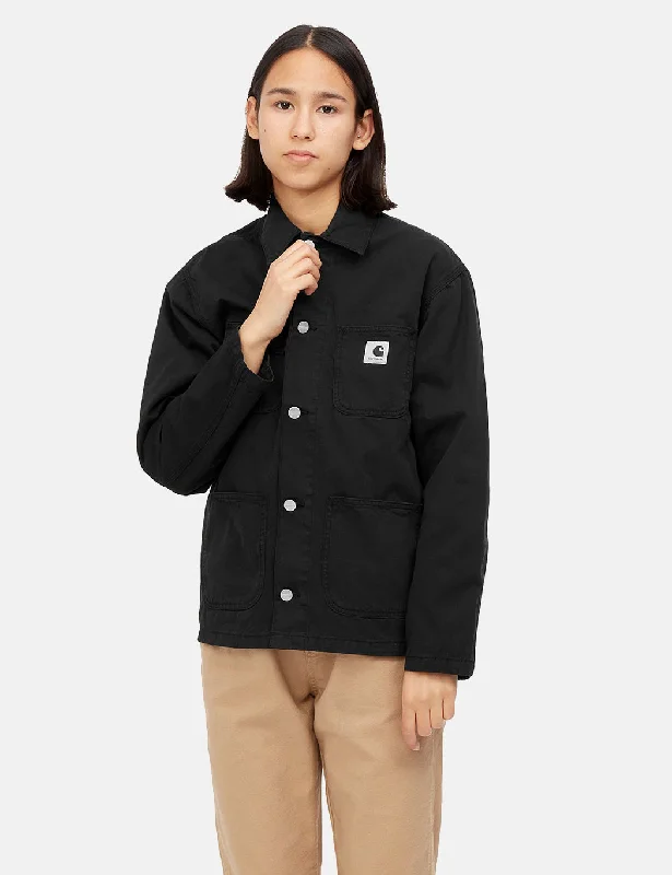 Womens Carhartt-WIP Michigan Coat - Black