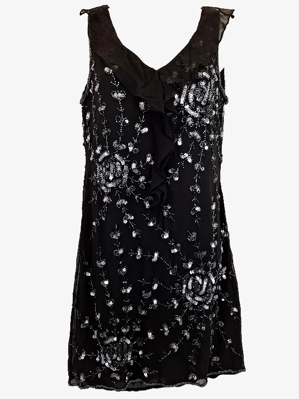 Assorted Brands Retro Evening Sequin Mini Dress Size 12