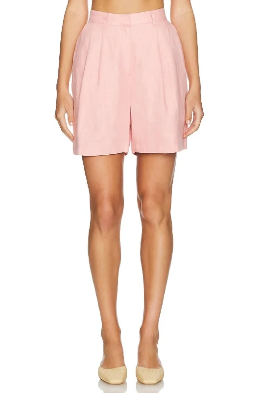 Marchello Shorts In Pink Salt