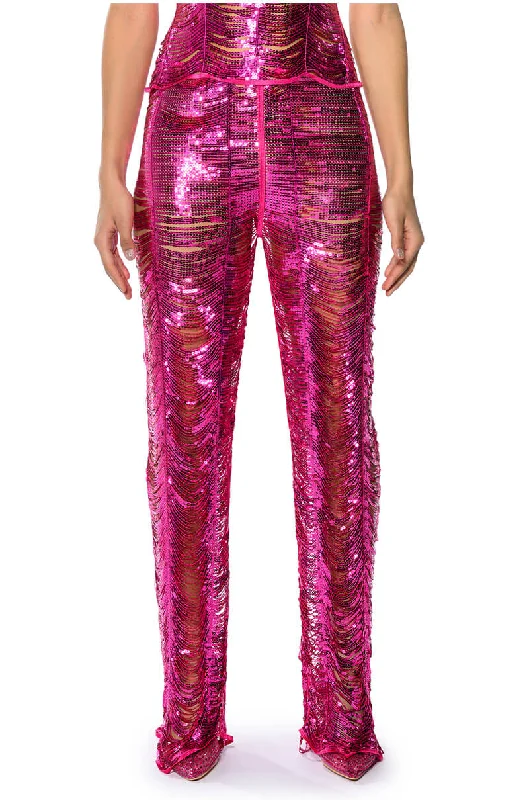 SENORITA EMBELLISHED STRAIGHT LEG PANT