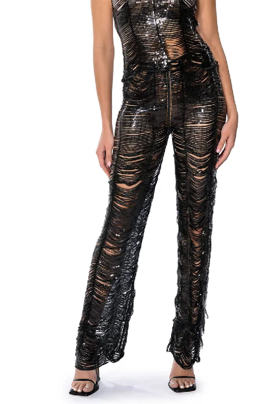 SENORITA EMBELLISHED STRAIGHT LEG PANT